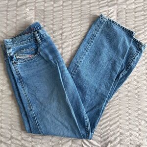 Vintage Diesel Industry Straight Leg Medium Wash Denim Jeans (33)